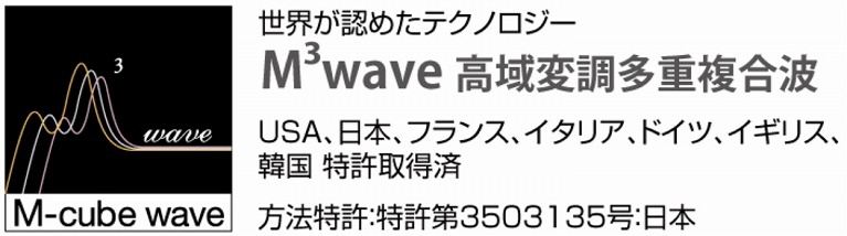 特許取得EMS「Mキューブウェーブ（Ｍ³波）」とは